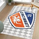 mls fc cincinnati area rug non slip soccer carpet home decor gift idea for fans living room fcc87