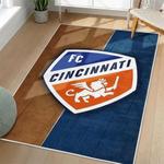 mls fc cincinnati area rug non slip soccer carpet home decor gift idea for fans living room fcc96