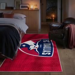 mls fc dallas area rug non slip soccer carpet home decor gift idea for fans bedroom fcd19