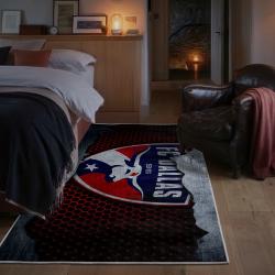 mls fc dallas area rug non slip soccer carpet home decor gift idea for fans bedroom fcd24