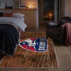 mls fc dallas area rug non slip soccer carpet home decor gift idea for fans bedroom fcd3