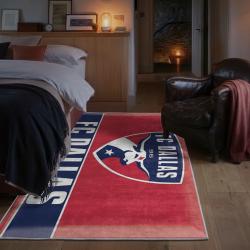 mls fc dallas area rug non slip soccer carpet home decor gift idea for fans bedroom fcd51