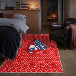 mls fc dallas area rug non slip soccer carpet home decor gift idea for fans bedroom fcd53