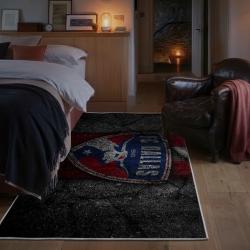 mls fc dallas area rug non slip soccer carpet home decor gift idea for fans bedroom fcd59