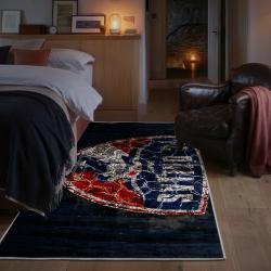 mls fc dallas area rug non slip soccer carpet home decor gift idea for fans bedroom fcd60