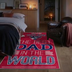 mls fc dallas area rug non slip soccer carpet home decor gift idea for fans bedroom fcd69