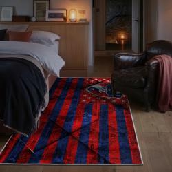 mls fc dallas area rug non slip soccer carpet home decor gift idea for fans bedroom fcd70