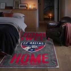 mls fc dallas area rug non slip soccer carpet home decor gift idea for fans bedroom fcd72
