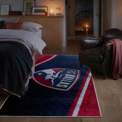 mls fc dallas area rug non slip soccer carpet home decor gift idea for fans bedroom fcd74