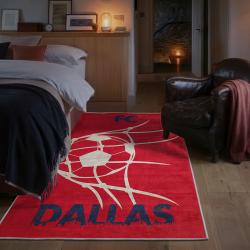 mls fc dallas area rug non slip soccer carpet home decor gift idea for fans bedroom fcd79