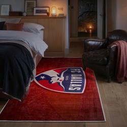 mls fc dallas area rug non slip soccer carpet home decor gift idea for fans bedroom fcd8