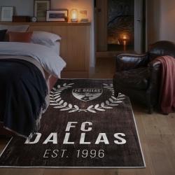 mls fc dallas area rug non slip soccer carpet home decor gift idea for fans bedroom fcd88