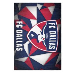 mls fc dallas area rug non slip soccer carpet home decor gift idea for fans fcd1