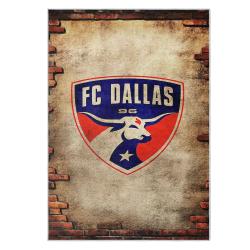mls fc dallas area rug non slip soccer carpet home decor gift idea for fans fcd10
