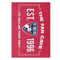mls fc dallas area rug non slip soccer carpet home decor gift idea for fans fcd105