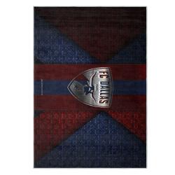 mls fc dallas area rug non slip soccer carpet home decor gift idea for fans fcd108