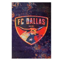 mls fc dallas area rug non slip soccer carpet home decor gift idea for fans fcd21