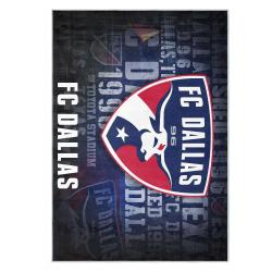 mls fc dallas area rug non slip soccer carpet home decor gift idea for fans fcd30