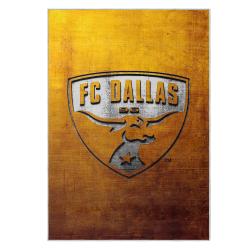 mls fc dallas area rug non slip soccer carpet home decor gift idea for fans fcd32