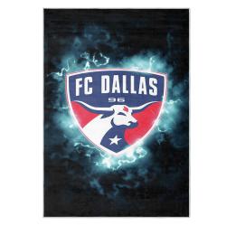 mls fc dallas area rug non slip soccer carpet home decor gift idea for fans fcd33