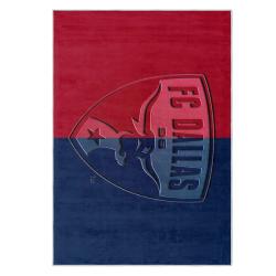 mls fc dallas area rug non slip soccer carpet home decor gift idea for fans fcd34