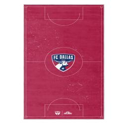 mls fc dallas area rug non slip soccer carpet home decor gift idea for fans fcd4