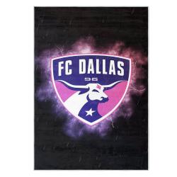 mls fc dallas area rug non slip soccer carpet home decor gift idea for fans fcd57