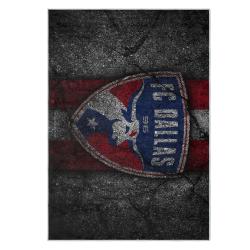 mls fc dallas area rug non slip soccer carpet home decor gift idea for fans fcd59