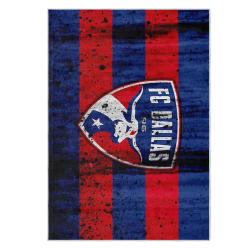 mls fc dallas area rug non slip soccer carpet home decor gift idea for fans fcd6