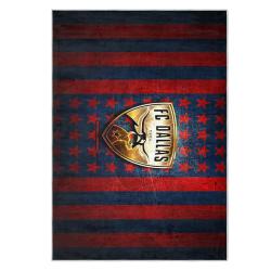 mls fc dallas area rug non slip soccer carpet home decor gift idea for fans fcd61