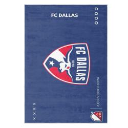 mls fc dallas area rug non slip soccer carpet home decor gift idea for fans fcd65