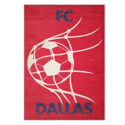 mls fc dallas area rug non slip soccer carpet home decor gift idea for fans fcd79