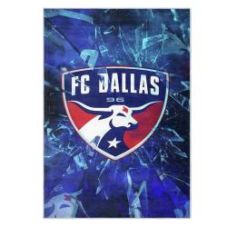 mls fc dallas area rug non slip soccer carpet home decor gift idea for fans fcd80