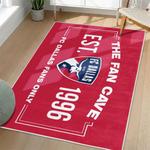 mls fc dallas area rug non slip soccer carpet home decor gift idea for fans living room fcd105