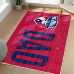 mls fc dallas area rug non slip soccer carpet home decor gift idea for fans living room fcd109