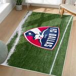 mls fc dallas area rug non slip soccer carpet home decor gift idea for fans living room fcd12