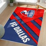 mls fc dallas area rug non slip soccer carpet home decor gift idea for fans living room fcd27