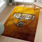mls fc dallas area rug non slip soccer carpet home decor gift idea for fans living room fcd32