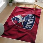 mls fc dallas area rug non slip soccer carpet home decor gift idea for fans living room fcd35