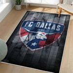 mls fc dallas area rug non slip soccer carpet home decor gift idea for fans living room fcd37