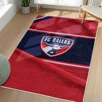mls fc dallas area rug non slip soccer carpet home decor gift idea for fans living room fcd43