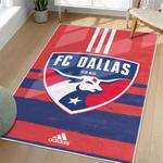 mls fc dallas area rug non slip soccer carpet home decor gift idea for fans living room fcd50