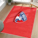 mls fc dallas area rug non slip soccer carpet home decor gift idea for fans living room fcd53
