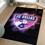 mls fc dallas area rug non slip soccer carpet home decor gift idea for fans living room fcd57