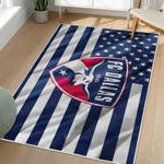mls fc dallas area rug non slip soccer carpet home decor gift idea for fans living room fcd62