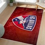 mls fc dallas area rug non slip soccer carpet home decor gift idea for fans living room fcd8
