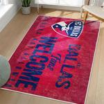 mls fc dallas area rug non slip soccer carpet home decor gift idea for fans living room fcd90