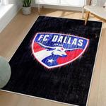 mls fc dallas area rug non slip soccer carpet home decor gift idea for fans living room fcd97