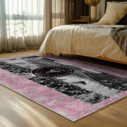 mls inter miami cf soccer team logo sport carpet area rug home decor gift bedroom imcf1