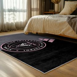 mls inter miami cf soccer team logo sport carpet area rug home decor gift bedroom imcf14